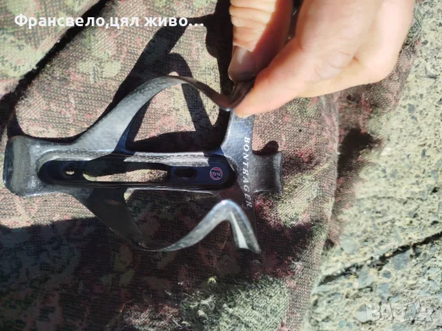 Карбон стойка за шише за велосипед колело bontrager , снимка 3 - Части за велосипеди - 53046838