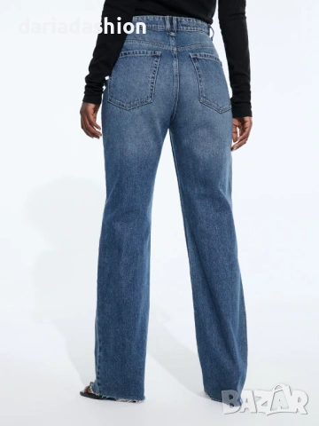 Дамски дънки Wide leg, снимка 3 - Дънки - 54033215