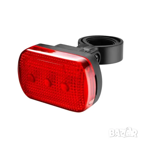Заден стоп за велосипед с 3 LED диода и 4 режима