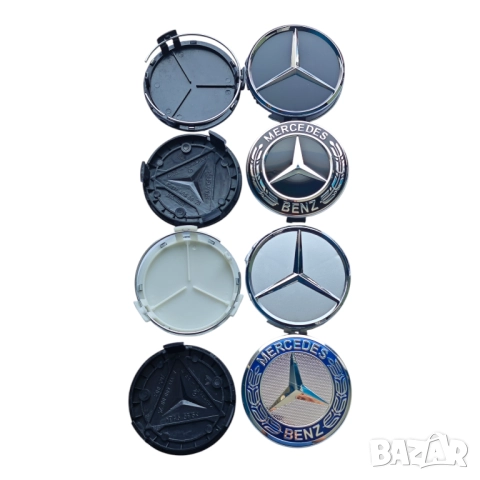 75мм Капачки за джанти за Мерцедес Mercedes-Benz, снимка 2 - Аксесоари и консумативи - 39075353