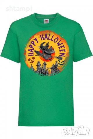 Детска тениска Halloween 08,Halloween,Хелоуин,Празник,Забавление,Изненада,Обичаи,, снимка 6 - Детски Блузи и туники - 38156609
