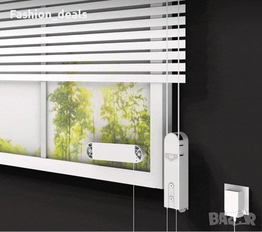 Нова Електрическа Ролетка завеси щори  акумулаторна слънчев панел Дом Офис, снимка 7 - Други стоки за дома - 42534634
