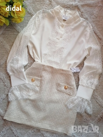 Елегантни риза и букле пола 