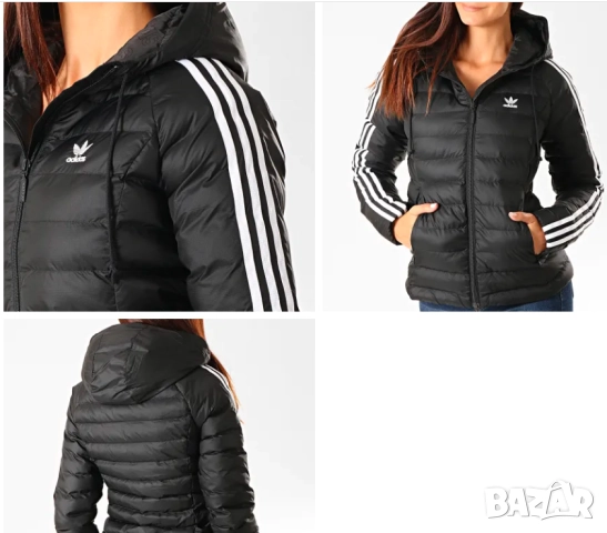 Яке с качулка adidas Originals SLIM JACKET размер S, снимка 6 - Якета - 52092232