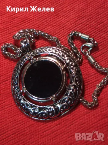 КРАСИВ СРЕБРИСТ ВИНТИДЖ АРТ МЕДАЛЬОН с ВЕРИЖКА НЕРЪЖДАЕМА СТОМАНА ПОДХОДЯЩА и За КЮСТЕК 47072, снимка 12 - Колиета, медальони, синджири - 46801136
