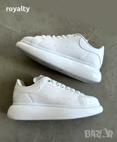 Alexander McQueen Нови Бели Мъжки Маратонки с Кутия 