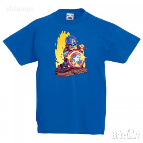 Детска тениска Marvel Captain America 2 Игра,Изненада,Подарък,Геймър,, снимка 5 - Детски Блузи и туники - 36716531