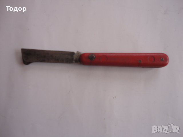 Български стар нож ножка за ашладисване 65 год , снимка 7 - Ножове - 40292045