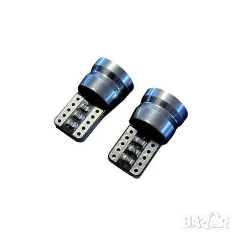 LED крушки T10 9 SMD 12V 2 броя, снимка 2 - Аксесоари и консумативи - 55864998