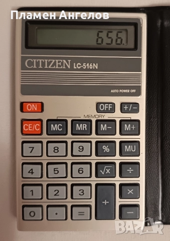 Калкулатор Citizen Lc 516N, снимка 2 - Друга електроника - 51437049