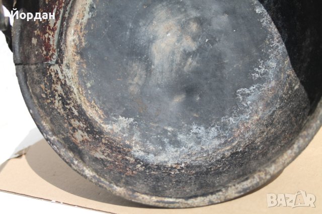 Стар меден тиган, снимка 5 - Антикварни и старинни предмети - 42191205