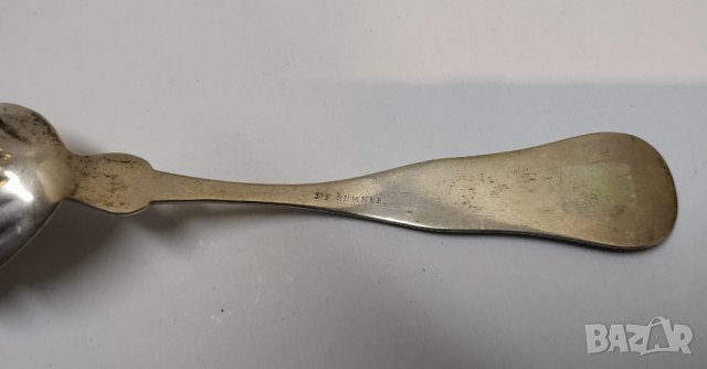 Сребърна лъжичка, снимка 7 - Антикварни и старинни предмети - 29887776