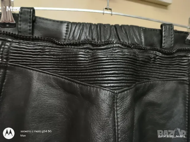 Дамски мото панталон -кожа  Размер С/М-38, снимка 2 - Аксесоари и консумативи - 50054158