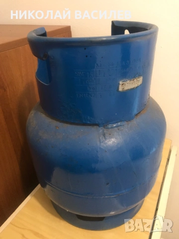    Газова    бутилка    15  кг  .   с    нов   клапан   има гас  /  регистрирна   .., снимка 2 - Котлони - 48263415