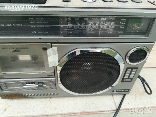 hitachi-стар касетофон 2204251438, снимка 7 - Радиокасетофони, транзистори - 49989198