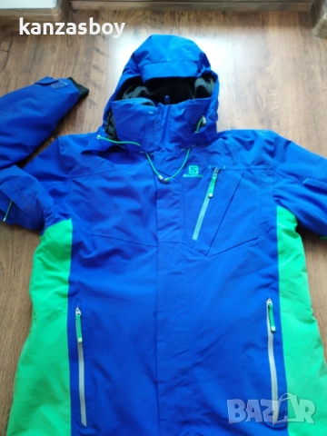 SALOMON Men's Iceglory ski jacket - мъжко ски яке КАТО НОВО L, снимка 6 - Якета - 52079847