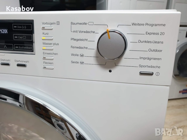 Miele W1 - TwinDos - Подсветка - Пералня Миеле 12м Гаранция, снимка 3 - Перални - 54273786
