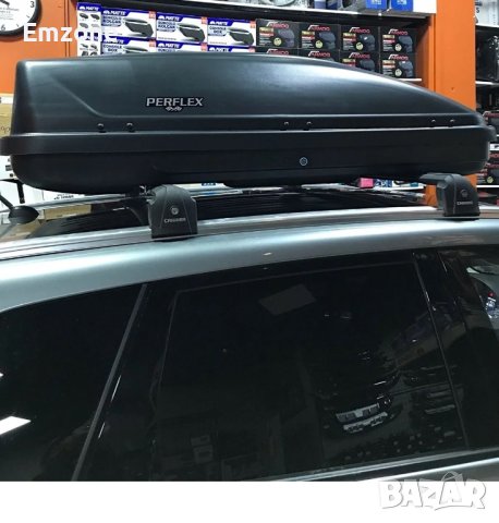 Автобокс PERFLEX Кутия Багажник за Автомобил 420л 155х80х45см, снимка 4 - Аксесоари и консумативи - 42032015