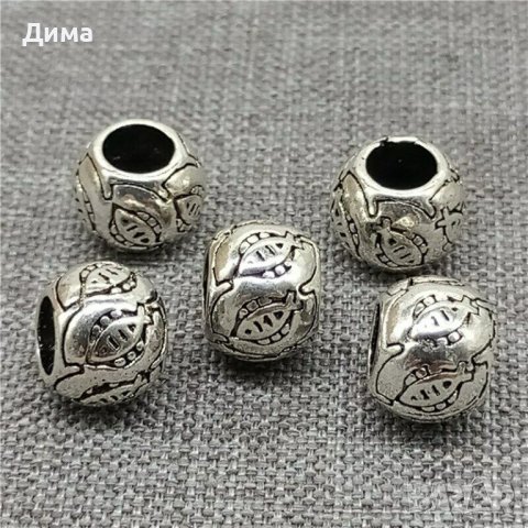 4-17лв. Талисмани 925 Стерлингово Сребро тип Пандора-за гривни,Различни модели,размери,различни цени, снимка 7 - Гривни - 36905449