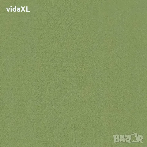 vidaXL Релаксиращ стол с табуретка, светлозелен, кадифе, снимка 10 - Столове - 56146938