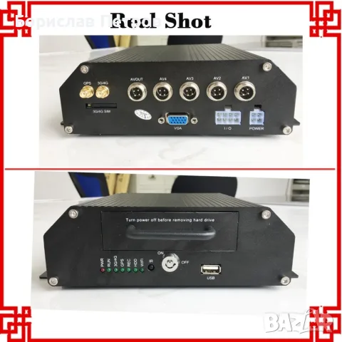 4G MDVR Видеорегистратор за автобус и камион AC63, снимка 4 - Аксесоари и консумативи - 55786357