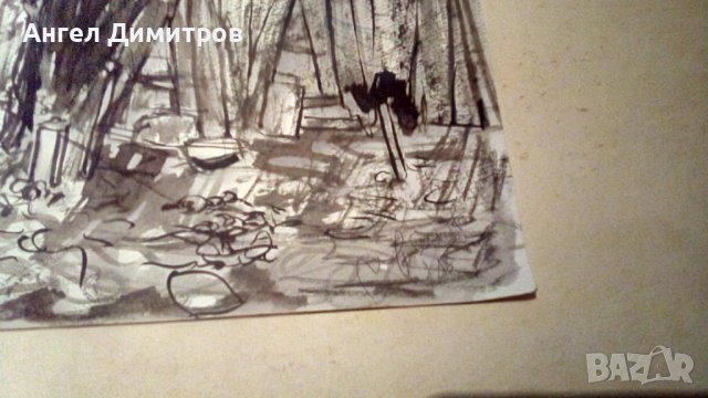 Ивелин Любенов картина акварел , снимка 6 - Картини - 38970617