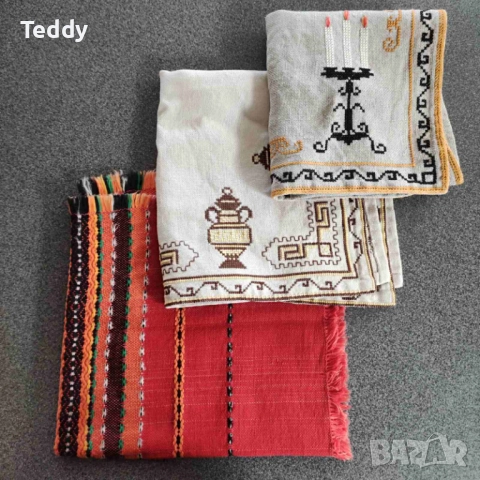 Винтидж покривки, салфетки, ръчно изработени