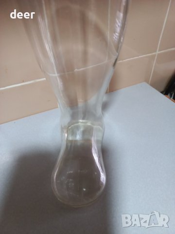 Голям стъклен ботуш, снимка 2 - Вази - 42827353