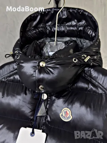 Moncler черен лак мъжки елек, снимка 3 - Комплекти - 48678526