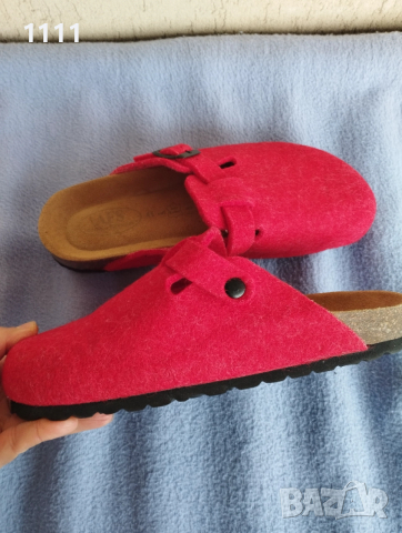 Немски чехли-кожа и вълна., снимка 4 - Пантофи - 48254368