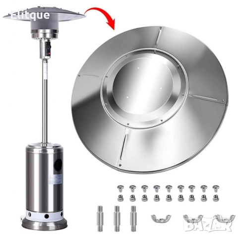 Външен газов отоплител, 13kW, гъба, инокс, снимка 6 - Отоплителни печки - 52840582