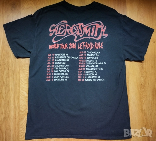 Aerosmith World Tour 2014 / Let Rock Rule Tour - мъжка тениска, снимка 5 - Тениски - 51882122