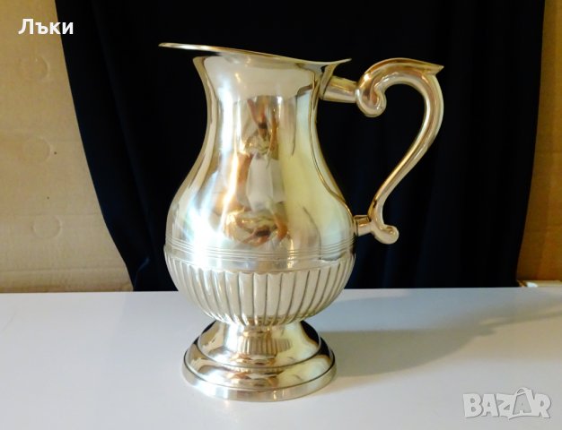 Бронзова кана за вино,1.25 кг.,2 литра., снимка 2 - Антикварни и старинни предмети - 30296258