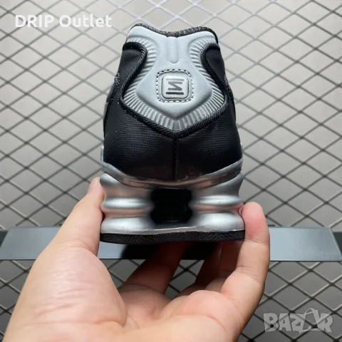 !НОВИ! Nike Shox TL | Black/Silver | + КУТИЯ, снимка 7 - Маратонки - 54167936