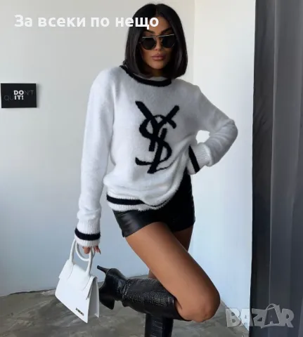 Дамска блуза Yves Saint Laurent - 2 налични цвята Код A71, снимка 3 - Блузи с дълъг ръкав и пуловери - 47390601