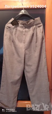 Нов кариран панталон с етикета , снимка 5 - Панталони - 49182702
