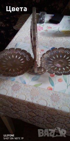 Метална фруктиера, снимка 2 - Антикварни и старинни предмети - 30373331