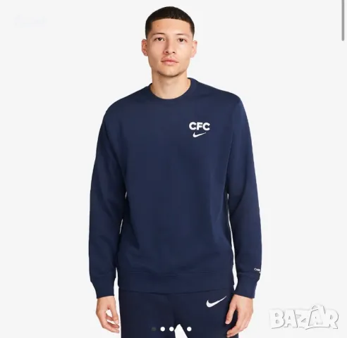 Мъжко!Nike x Chelsea FC season 22/23 sweatshirt размер М , снимка 1 - Спортни дрехи, екипи - 49609642