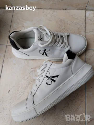 Calvin Klein Jeans Chunky Cupsole Monologo - страхотни мъжки кецове 42-номер, снимка 7 - Кецове - 49910224