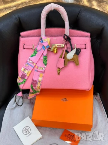висококачествени чанти HERMES BİRKİN BAG : 35 cm x 18 cm , снимка 15 - Чанти - 51207921
