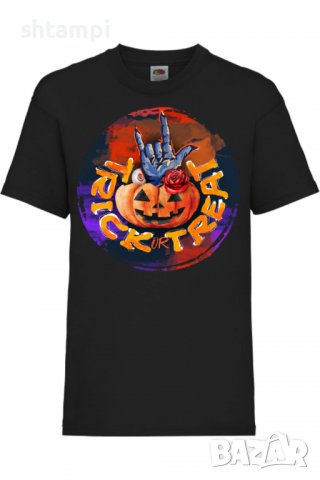Детска тениска Halloween 04,Halloween,Хелоуин,Празник,Забавление,Изненада,Обичаи,
