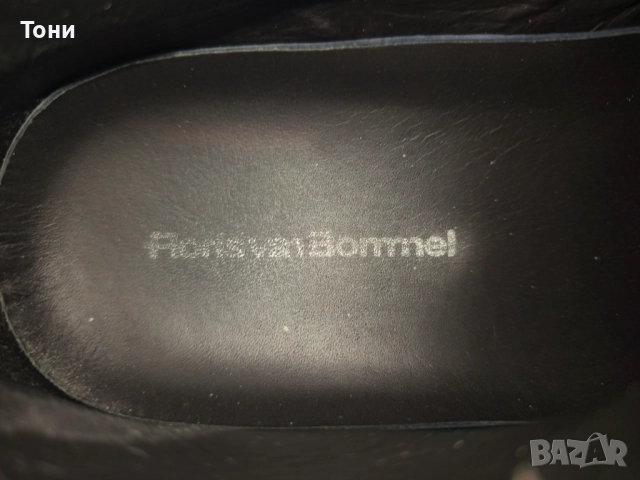 FLORIS VAN BOMMEL Оригинал Нови Мъжки Боти Изцяло от Натурална Естествена Кожа 42/43, снимка 7 - Мъжки боти - 52309708