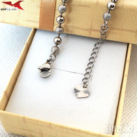 Гривна с платинено покритие 231090, снимка 3 - Гривни - 53249191