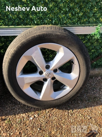 4бр. алуминиеви джанти с гуми от Nissan Qashqai 17 цола., снимка 4 - Гуми и джанти - 52819837