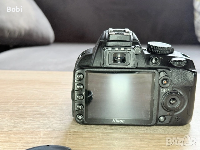 Nikon D3100 + обектив + аксесоари (готов за снимане), снимка 5 - Фотоапарати - 49615753