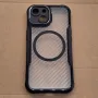 iPhone 15 кейс MagSafe удароустойчив CARBON, снимка 2