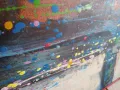 ПРОМО ЦЕНА Маслена Картина на Твърда Основа с Автограф на Худажника Произход Англия, снимка 4