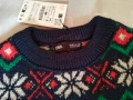 Детски коледен пуловер Zara Fair Isle, размер 10, снимка 2