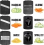 Кухненска резачка за зеленчуци Mandoline 6 в 1 с резачка Julienne и ренде за сирене  НОВО, снимка 4