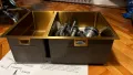 Кухненска мивка Lusso Cubo Brushed Gold Undermount 1.5 Kitchen Sink, снимка 4